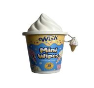 1.99 WISH MINI WIPES VANILLA ICE CREAM 25 COUNT