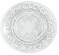 1.99 VINTAGE GLASS PLATE 7 INCH 