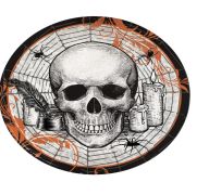 1.99 HALLOWEEN SPOOKY PLATE 8 INCH 8 COUNT