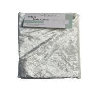 4.99 WHITE TABLE RUNNER 14 X 108 INCH 