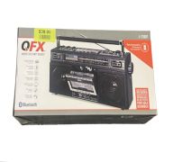 39.99 QFX RADIO AND CASSETTE RECORDER