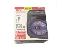 19.99 QFX 6.5 INCH RECHARGEABLE BLUETOOTH SPEAKER