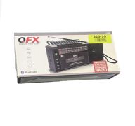 29.99 QFX AM FM SQ BLUETOOTH SOLAR POWER RECHARGEABLE RADIO