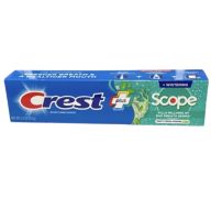 3.99 CREST PLUS SCOPE TOOTHPASTE