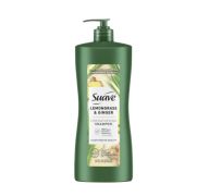 4.99 SUAVE LEMONGRASS AND GINGER STRENGTHENING SHAMPOO 28 FL OZ