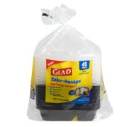 9.99 GLAD FOOD STORAGE CONTAINERS 40 PCS 28 OZ 