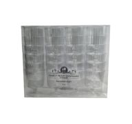 9.99 CLEAR FANCY FEAST DISHWARE 5 OZ 