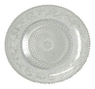 4 PACK PLASTIC PLATES 7 INCH 