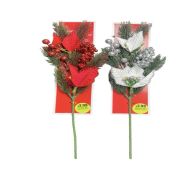 2.99 GLITTER CHRISTMAS FLOWER