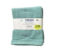 4.99 CLEAN CONCEPTS BAR MOPS KITCHEN TOWEL 5 PACK