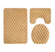 12.99 EMBOSSED BATH RUG SET 