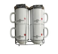 9.99 4 SET COFFEE GLASS MUG