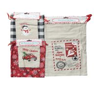 1.99 CHRISTMAS DRAWSTRING GIFT BAG