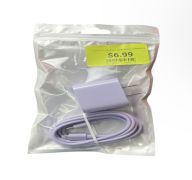 6.99 6 FT C-IPHONE 20 W WALL CHARGER