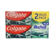 5.99 COLGATE MAX FRESH WITH WHITENING BREATH STRIPES 2 PACK