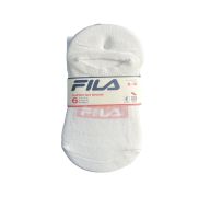 3.99 FILA SOCKS WHITE 6 PACK