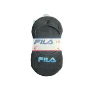 3.99 FILA SOCKS BLACK 6 PACK