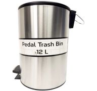 17.99 PEDAL TRASH BIN 12 L 