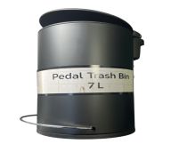 11.99 PEDAL TRASH BIN 7 L