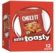 2.99 CHEEZ IT EXTRA TOASTY 12 PACKS 1 OZ