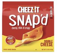 2.99 CHEEZ IT SNAP'D DOUBLE CHEESE 7.5 OZ