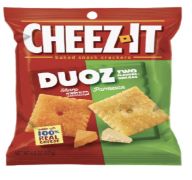 CHEEZ IT DUOZ SHARP CHEDDAR AND PARMESAN 4.3 OZ