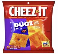 CHEEZ IT DUOZ BACON AND CHEDDAR CHEESE 4.3 OZ