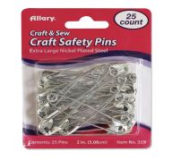 SAFETY PINS 25CT EXTRA LARGE  