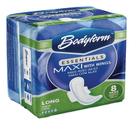 1.99 BODYFORM LONG 8 PADS MAXI WITH WINGS 
