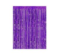 PURPLE FOIL DOOR CURTAIN 3 X 8 FT