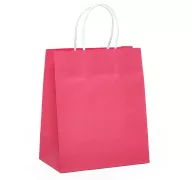 HOT PINK 3 CRAFT BAGS 8 X 10 X 4.75 INCH