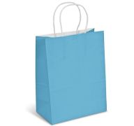 LIGHT BLUE 3 CRAFT BAGS 8 X 10 X 4.75 INCH