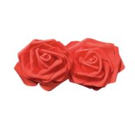 FOAM RED ROSES 2 PC 10 CM