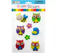 OWL FOAM STICKERS