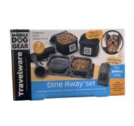 12.99 DINE AWAY SET TRAVELWARE MOBILE DOG GEAR