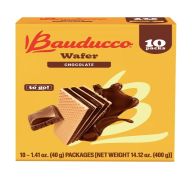 3.99 BAUDUCCO WAFER CHOCOLATE 10 PACKS 