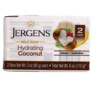 1.99 JERGENS HYDRATING COCONUT 2 BARS