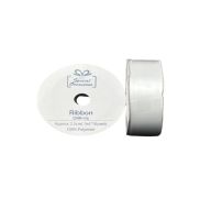 1IN X 10 YARDS RIBBON WHITE