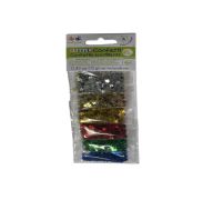 GLITTER CONFETTI 6 COLOR STARS GLAM