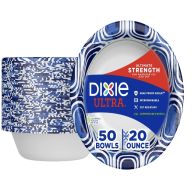 4.99 50 PC DIXIE 20OZ BOWLS