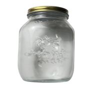 3.99 GLASS JAR WITH LID 54 OZ