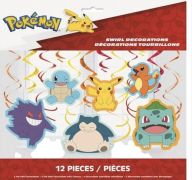 5.99 POKEMON SWIRL DECORATIONS 12 PIECES 