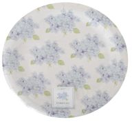 1.99 SARA FITZ FLORAL 8 INCH SALAD PLATES 16 COUNT
