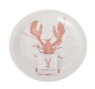 1.99 SARA FITZ LOBSTER 7 INCH DESSERT PLATES 24 COUNT