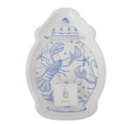 1.99 SARA FITZ BLUE LOBSTER 6 INCH PLATES 12 COUNT 