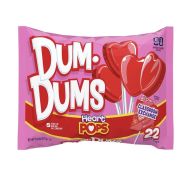 5.99 DUM DUMS HEART POPS 25 COUNT 