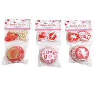 1.99 VALENTINES DAY BAKING CUP KIT 