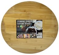 14.99 SPINNING BAMBOO SERVING