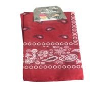 BURGUNDY BANDANA