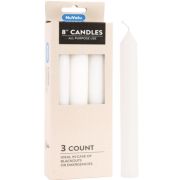 1.99 8 INCH CANDLES 3 COUNT